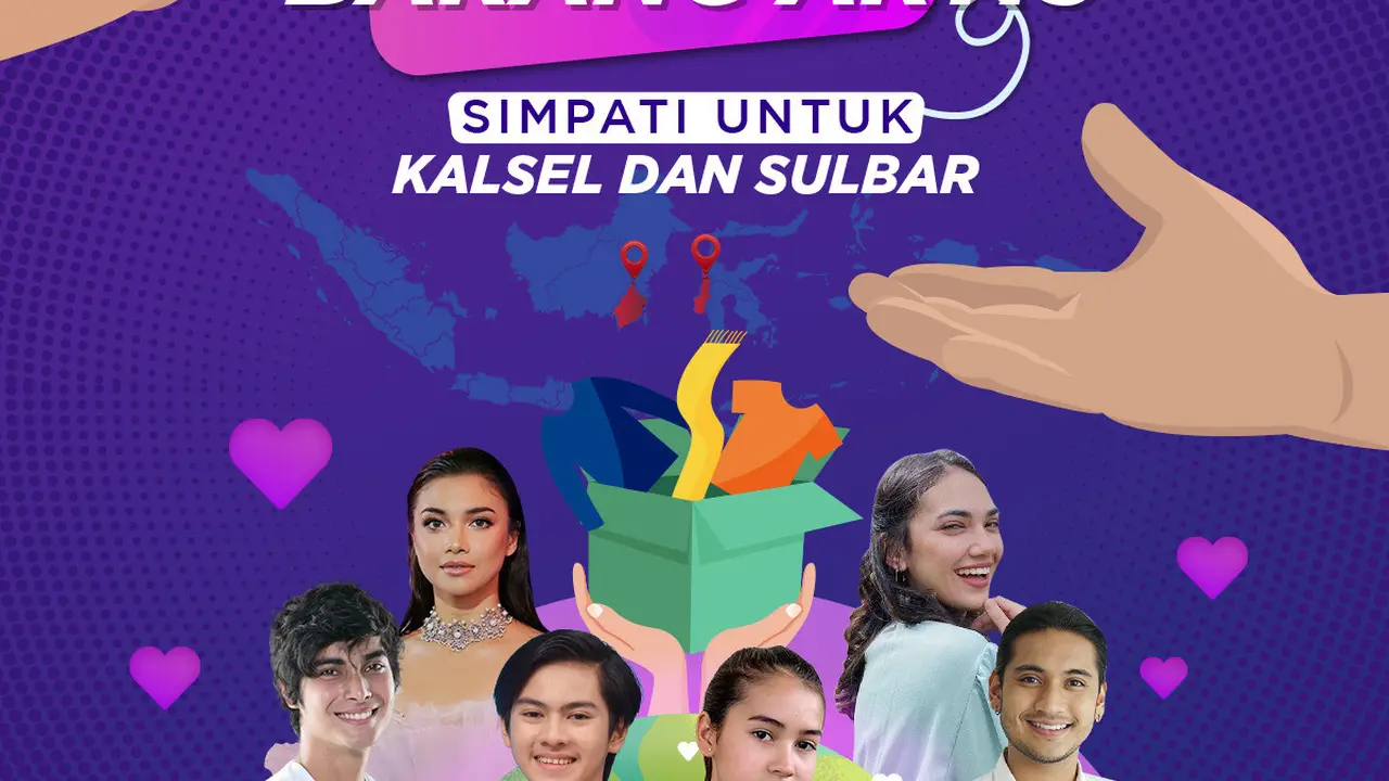 Para Bintang Sinetron SCTV Lakukan Aksi Sosial Lelang Barang untuk Membantu Korban Bencana Alam