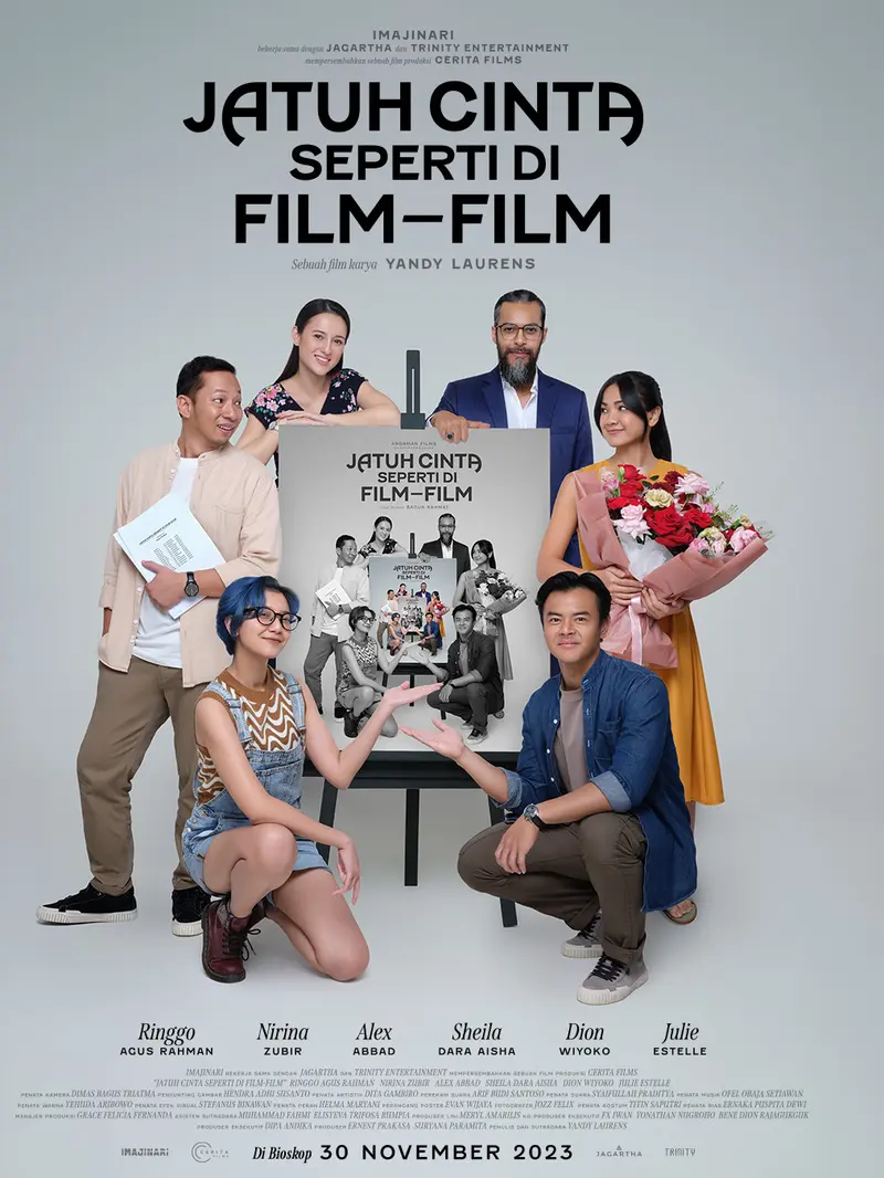 Sinopsis Jatuh Cinta Seperti di Film-Film yang Dibintangi Nirina Zubir dan Ringgo Agus Rahman, Tayang di Bioskop Mulai 30 November 2023