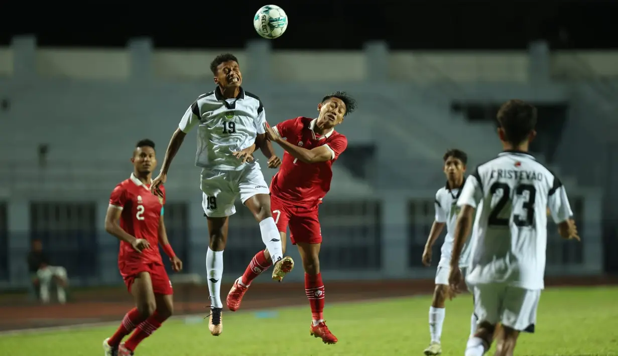 Timnas Indonesia U-23 meraih kemenangan 1-0 atas Timor Leste.  (Foto:Dok PSSI)