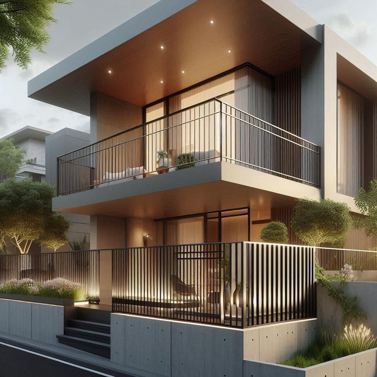 Desain Railing Balkon Minimalis