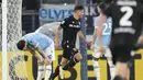 Menjelang babak pertama usai, tepatnya di menit ke-44 pertahanan Lazio kembali lengah saat lini depan fokus menyerang. Udinese kembali menjauh 3-1 lewat gol yang dicetak Nahuel Molina. (AP/Gregorio Borgia)