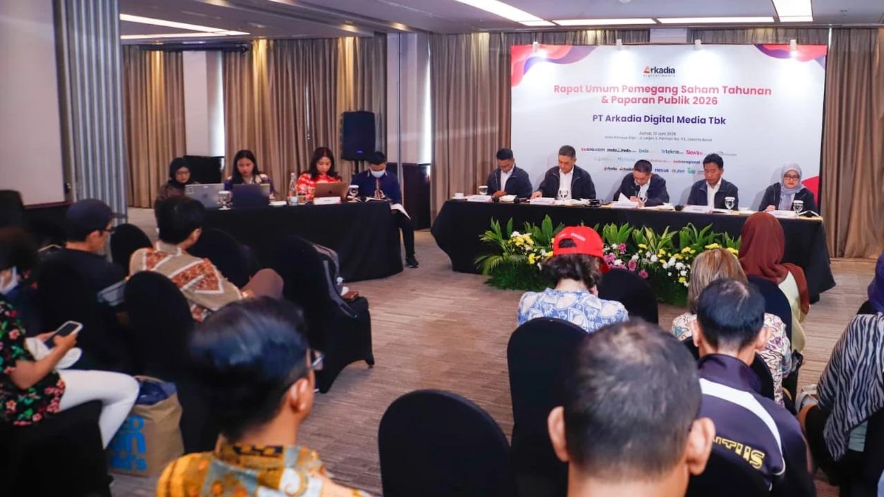 FOTO: Arkadia Digital Media Catat Kenaikan Laba Bersih Sepanjang 2025