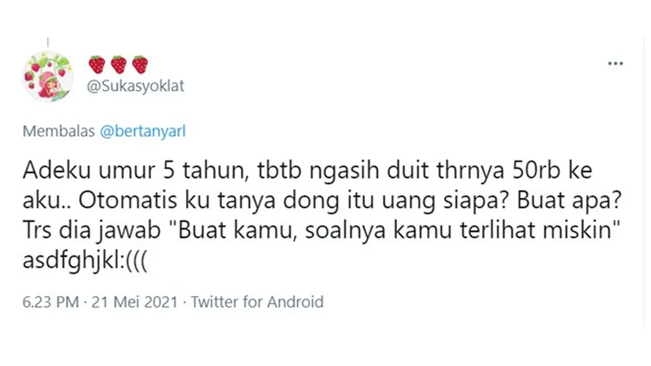 6 Cerita Netizen saat Adiknya Berbicara Pakai Bahasa Baku Ini Kocak Banget