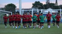 Timnas Indonesia latihan di Bandung untuk melawan Curacao. (PSSI).