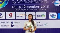 Perenang putri junior Indonesia, Elysha Chloe Pribadi, berhasil menyabet 3 medali emas, 1 perak, dan 2 perunggu, serta memecahkan rekor nasional kelompok umur 2 di Indonesia Open Aquatic Championship 2019, 13-19 Desember 2019. (Istimewa)