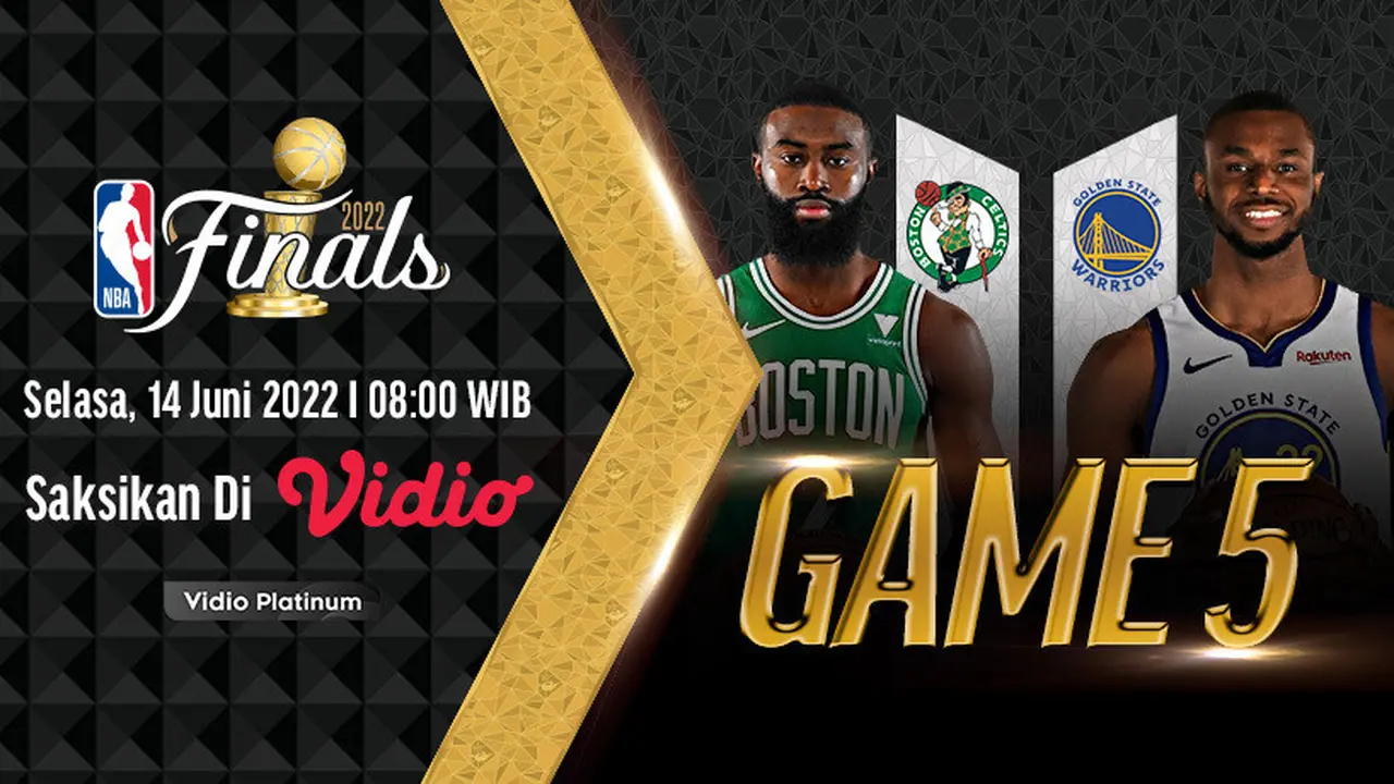 Jangan Ketinggalan, Live Streaming NBA 2022 Final Game 5 : Celtics Vs Warriors di Vidio