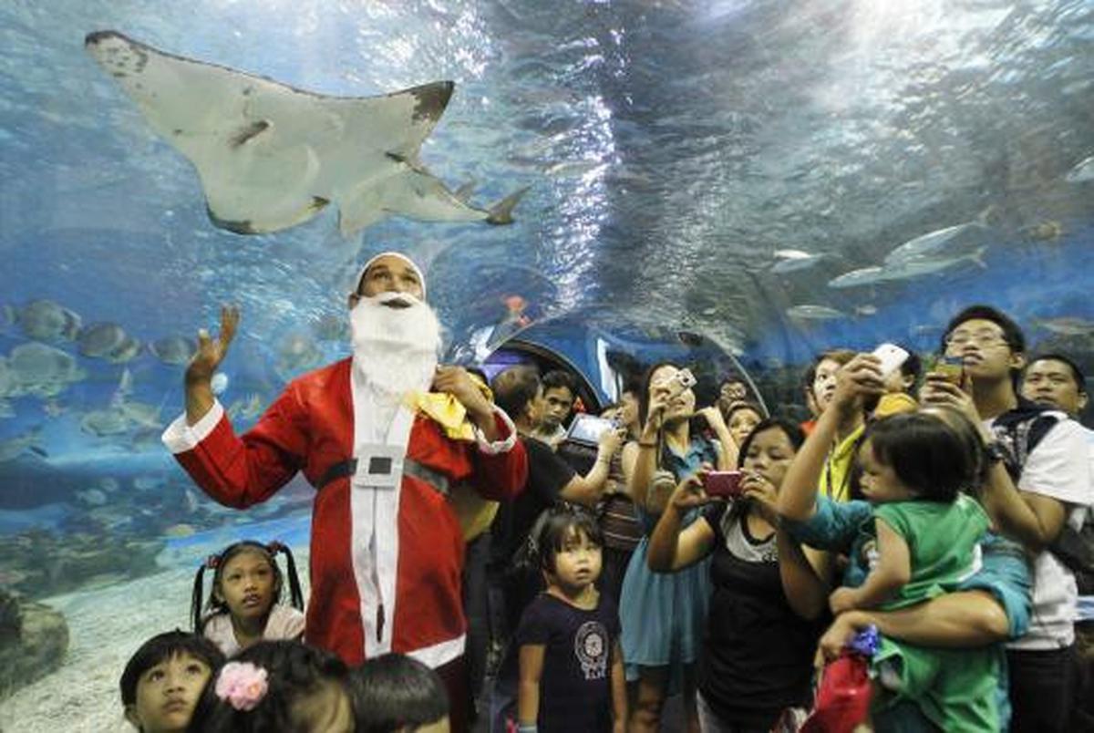 'Putri Duyung' dan 'Santa Claus' hibur anak-anak