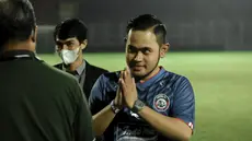 Presiden Arema FC, Gilang Widya Pramana. (Bola.com/Iwan Setiawan)