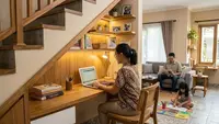 6 Ide Pocket Office untuk Rumah Tanpa Ruang Kerja, Solusi Minimalis yang Nyaman