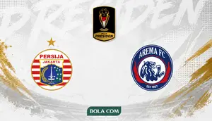 Link Live Streaming Perebutan Peringkat 3 Piala Presiden 2026: Persija Vs Arema FC