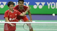 Ganda campuran Indonesia, Tontowi Ahmad/Liliyana Natsir, melaju ke babak perempat final Prancis Terbuka Super Series 2017. (PBSI)