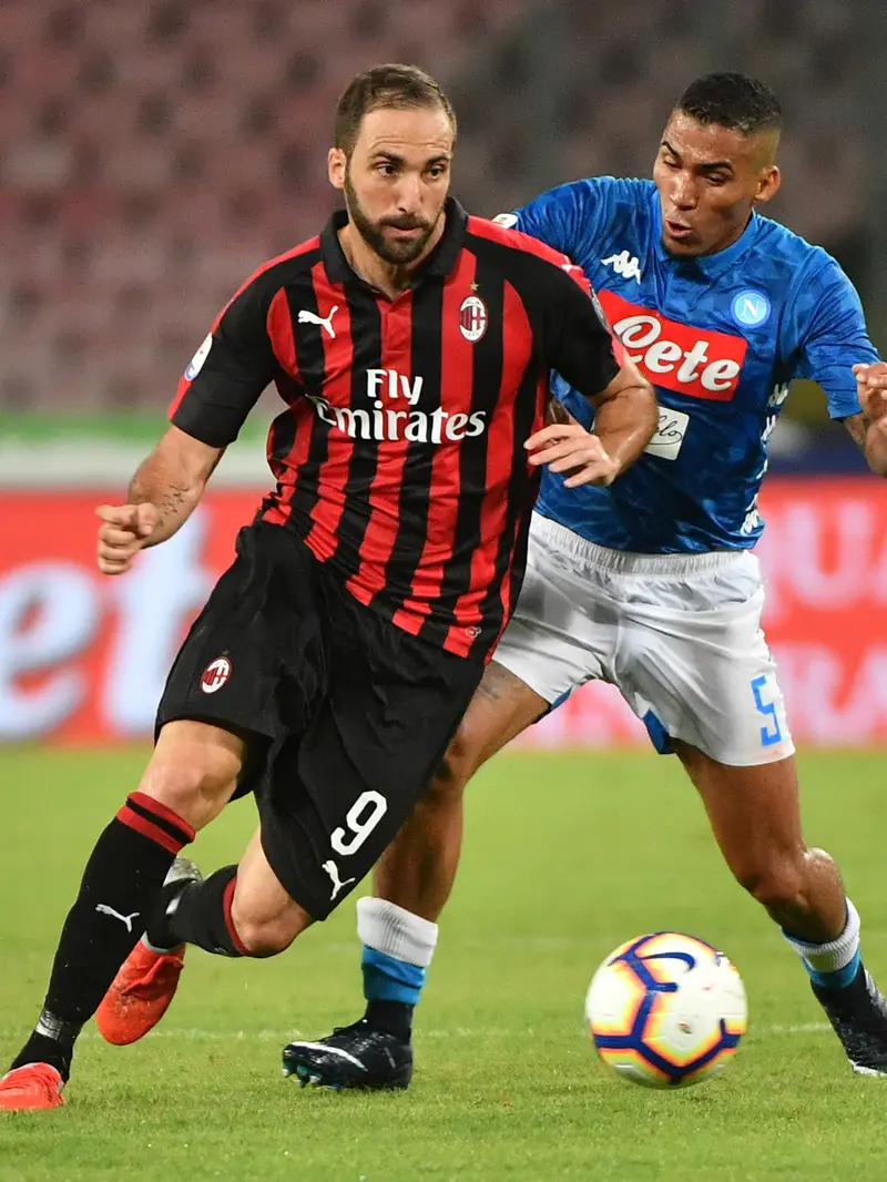 Napoli Menang Tipis Atas AC Milan di San Paolo