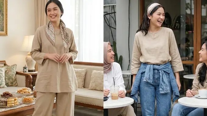 Outfit Lebaran yang Masih Bisa Dipakai untuk Nongkrong