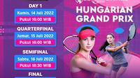 Saksikan Live Streaming WTA 250 Hungarian grand Prix 2022 di Vidio, 14-17 Juli 2022. (Sumber : dok. vidio.com)