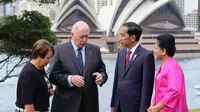 Jokowi Disambut Gubernur Jenderal Australia dan PM Australia di Admiralty House (Biro Pers Istana)