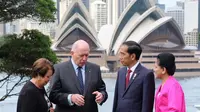 Sambutan Hangat untuk Jokowi di Admiralty House Australia