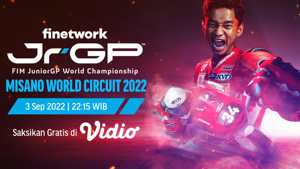 Link Live Streaming JuniorGP Misano World Championship 2022 di Vidio : Ada Pembalap Indonesia Fadillah Arbi