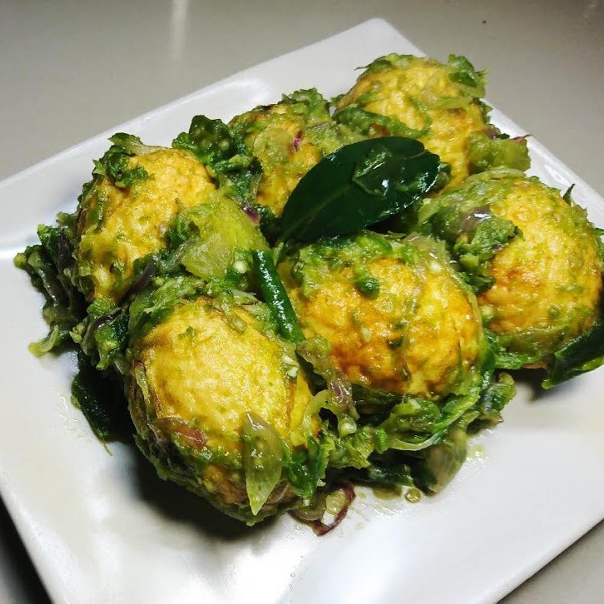 Telur sambal hijau