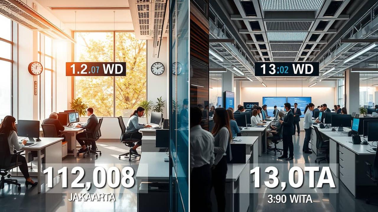perbedaan waktu balikpapan dan jakarta