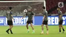 Latihan ini sebagai persiapan menghadapi Timnas Indonesia pada pertandingan kedelapan putaran ketiga Grup C Kualifikasi Piala Dunia 2026 zona Asia. (Liputan6.com/Angga Yuniar)