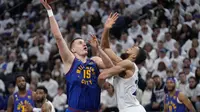 Nikola Jokic memimpin Nuggets mengalahkan Timberwolves di play-off NBA (AP)