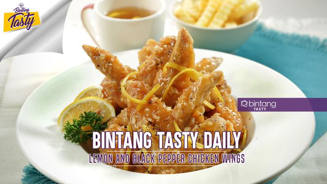 Menu Sahur: Lemon and Black Pepper Chicken Wings - Food 