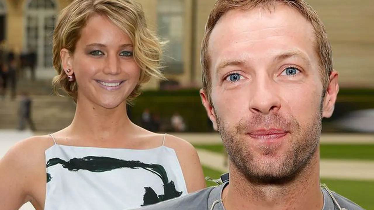 Jennifer Lawrence dan Chris Martin