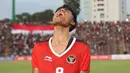 <p>Selebrasi striker Timnas Indonesia U-22, Ramadhan Sananta setelah berakhirnya laga semifinal cabor sepak bola SEA Games 2023 menghadapi Vietnam di Olympic National Stadium, Phnom Penh, Kamboja, Sabtu (13/5/2023). Timnas Indonesia menang 3-2 dan memastikan lolos ke partai final. (Bola.com/Abdul Aziz)</p>