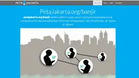 Melalui platform PetaJakarta.org ini, warga Jakarta dapat menyebarkan informasi tentang banjir dan infrastruktur air utama di Jakarta.