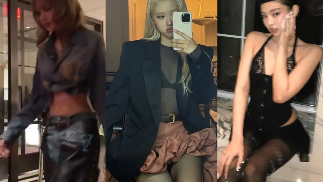 Adu Gaya Gaun After Party Rose, Jennie, dan Lisa BLACKPINK