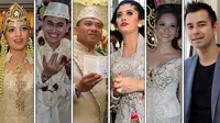 Beberapa artis kita yang tercatat menggelar pesta pernikahan mahal dan mewah