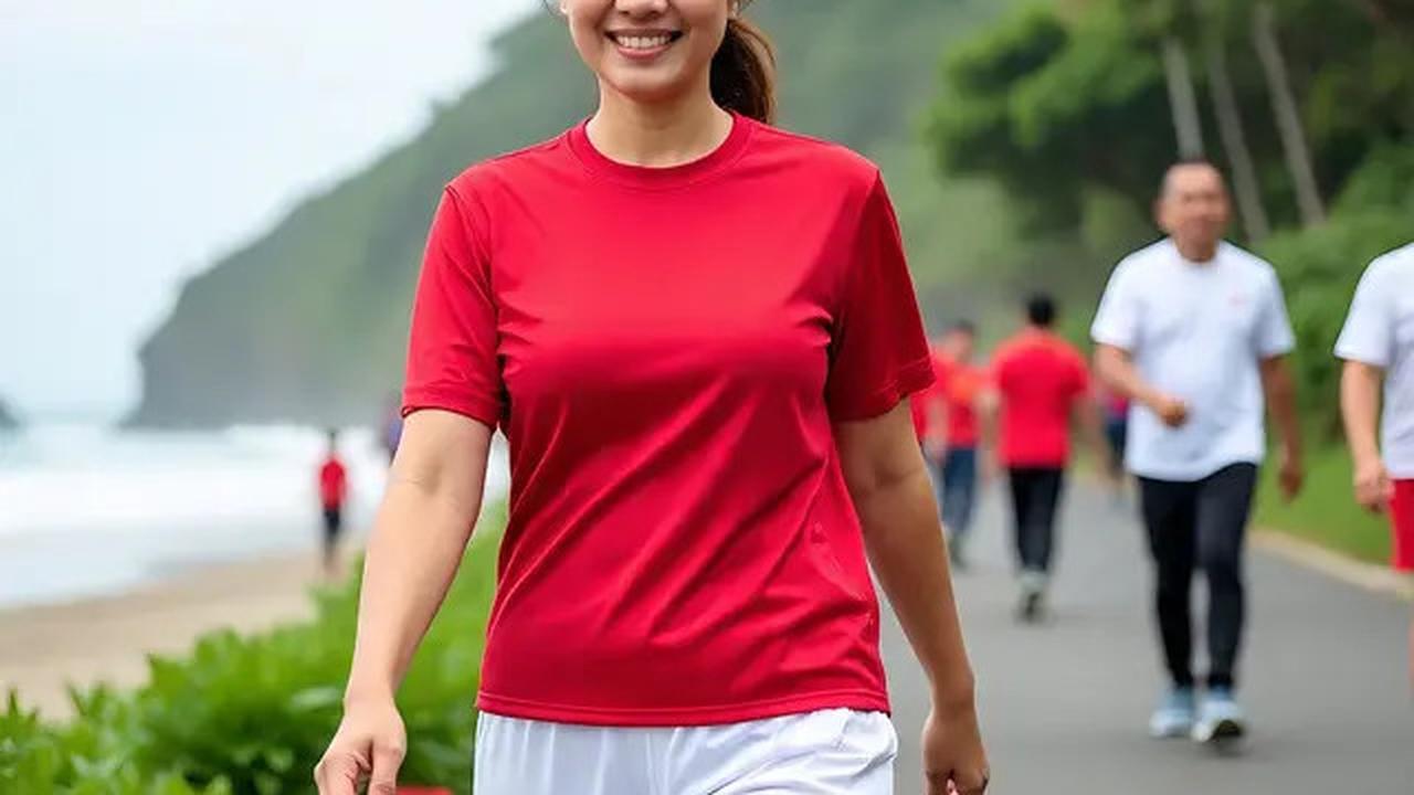 13 Ide Outfit Jalan Sehat HUT RI yang Penuh Semangat Nasionalisme, Tampil Gaya
