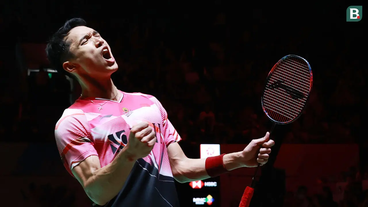 Foto: Senangnya Jonatan Christie Melangkah ke Final Daihatsu Indonesia Masters 2023