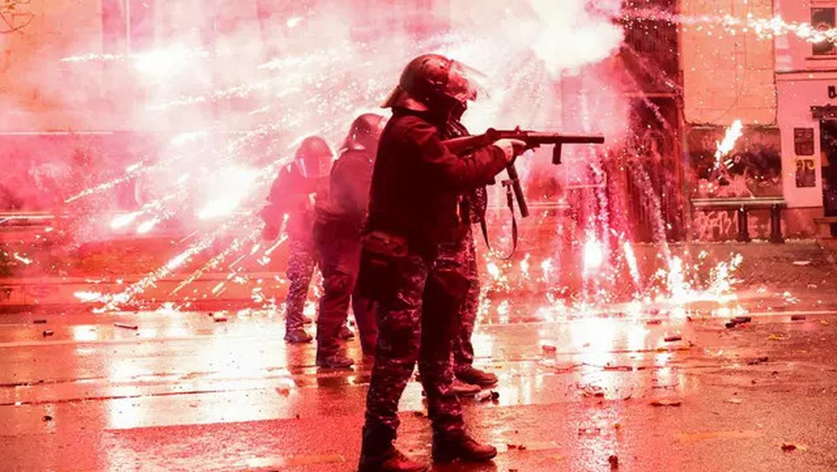 Unjuk Rasa di Georgia, 44 Orang Dilarikan ke Rumah Sakit