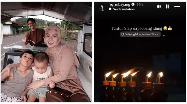 Potret Kegiatan Rey Mbayang di Kampung Halaman. (Sumber: Instagram/rey_mbayang)