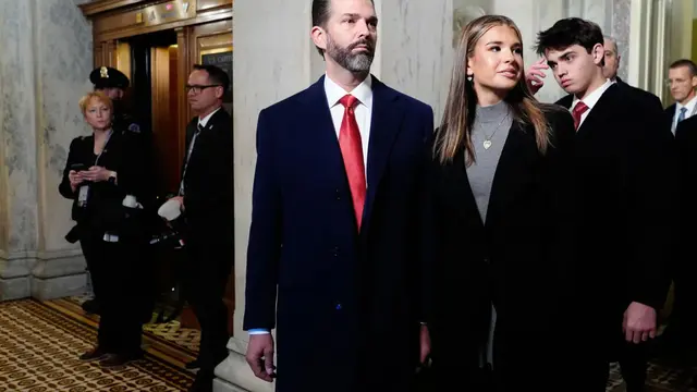 Tampilan Monokromatik Istri, Anak, hingga Cucu Donald Trump di Pelantikan Presiden AS, Mana yang Paling Kece?