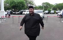 Berpakaian Serba Hitam, Cucu Soekarno Temui Prabowo di Istana