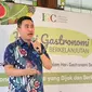 Sekretaris Jenderal IGC sekaligus pakar kedokteran komunitas, Dr. Ray Wagiu Basrowi dalam Peringatan Hari Gastronomi Berkelanjutan, Jakarta (18/6/2024). Foto: Liputan6.com/Ade Nasihudin.