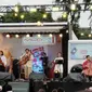 Ananda Badudu dalam Java Jazz Festival 2024. (M Altaf Jauhar/ Liputan6.com)