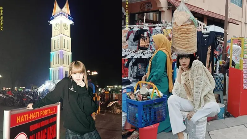 6 Editan Foto Lisa Blackpink Jika Menetap di Bukittinggi Ini Kocak