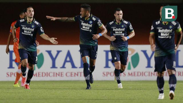 FOTO: Unggul 1-0 atas Persiraja di Babak Pertama, Persib Incar Juara Grup D -  Wander Luiz; Tim Persib Bandung