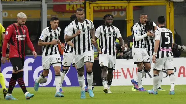 AC Milan Ditahan Imbang Udinese di San Siro
