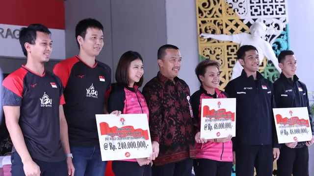 Bonus Kejuaraan Dunia Bulutangkis 2019