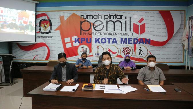 Penetapan paslon Pilwalkot Medan 2020.