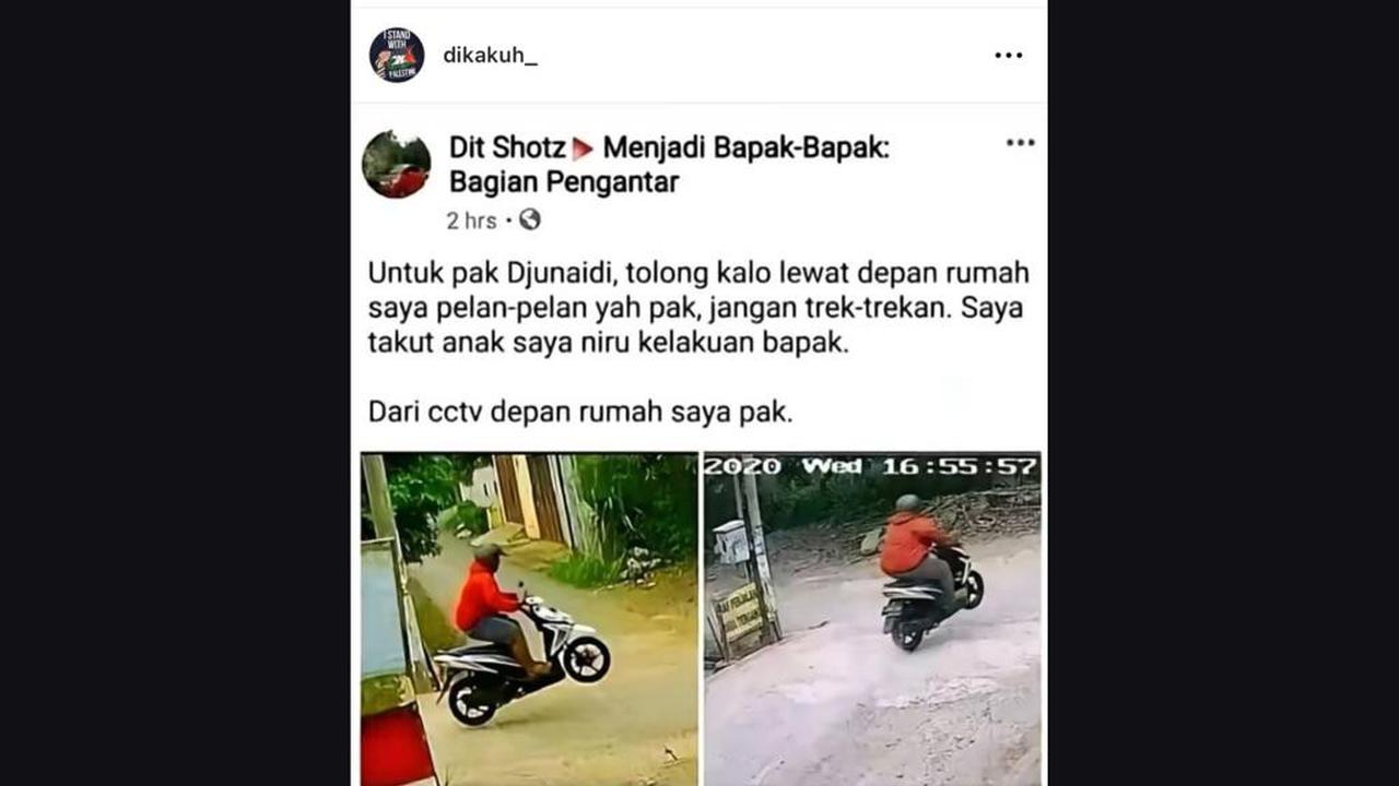 Trek-trekan di Depan Rumahnya, Pria ini Keluhkan di Sosial Media