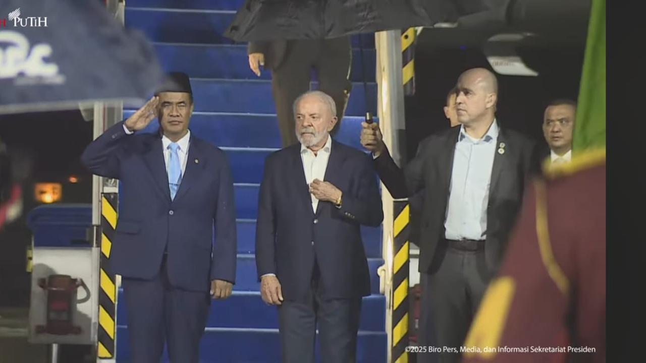 Presiden Brasil Tiba di Indonesia Disambut Hujan Lebat, Bertemu Prabowo dan Cek Program MBG Besok