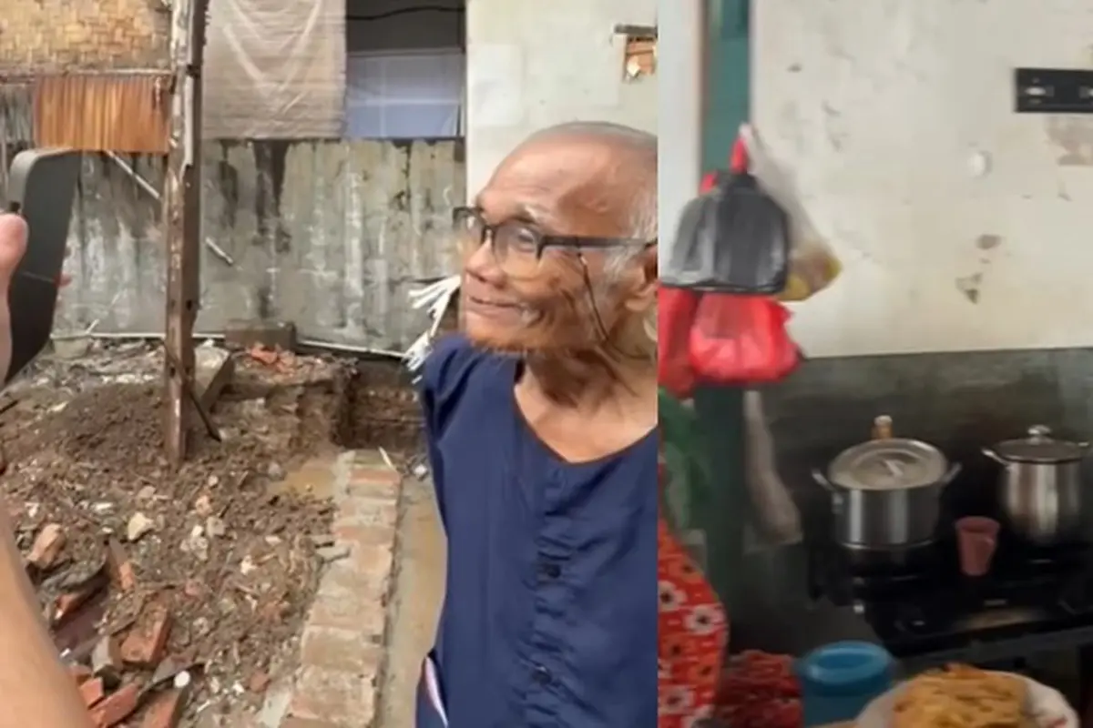6 Potret Kondisi Rumah Diding Boneng yang Roboh, Raffi Ahmad Bantu Renovasi