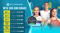 Jadwal dan Live Streaming WTA 500 Abu Dhabi di Vidio, 6-12 Februari 2023. (Sumber : dok. vidio.com)