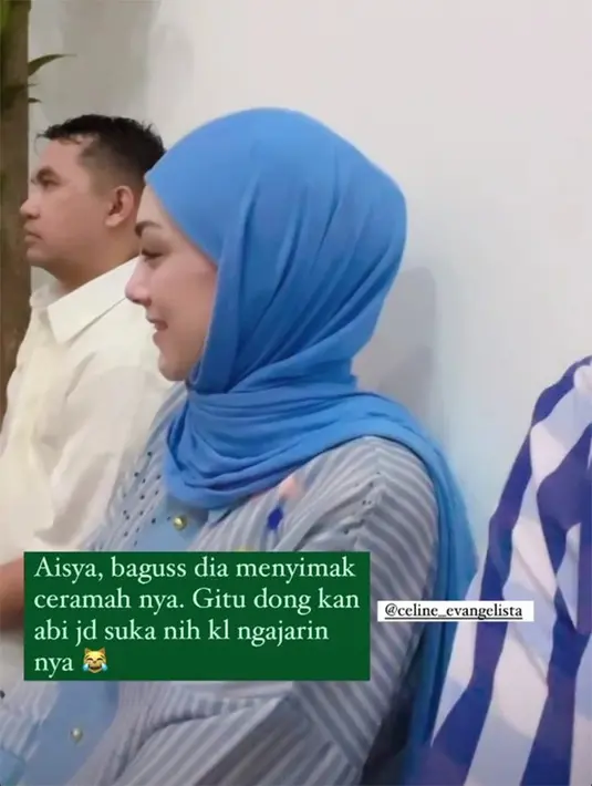 Celine Evangelista (Instagram/@maruef_ashary)