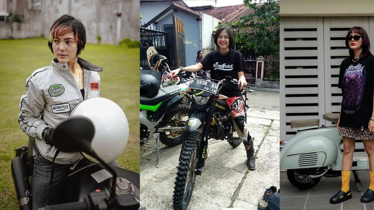 Penggemar Motor Trail, Poppy Sovia Tampil Menyeramkan di Film Horor ‘Godaan Setan yang Terkutuk’